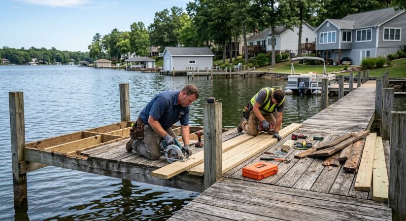Boat Dock Maintenance in Roswell, GA