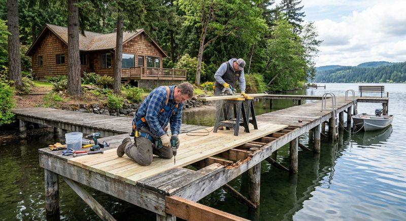 Dock Wood Replacement in Alpharetta, GA