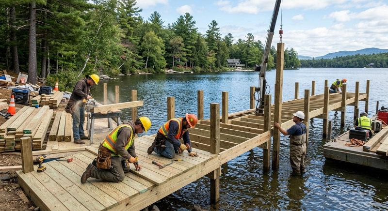 Pond Dock Construction in Denver, CO