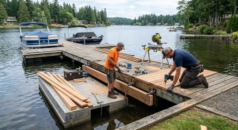 Wood Dock Repair in Olathe, KS